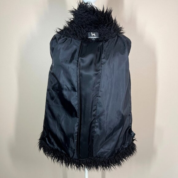 Blanc Noir Vintage Faux Fur Coat • Black • Size S - Picture 6 of 6
